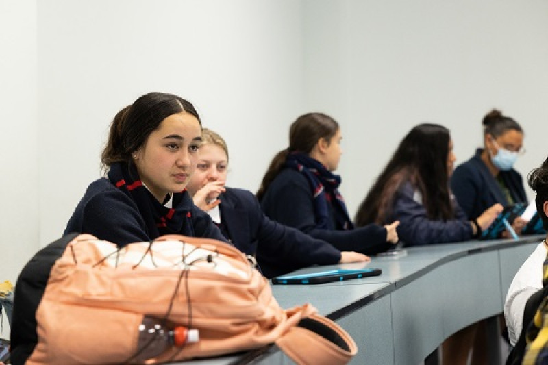 Tania Pakinga listening intently.